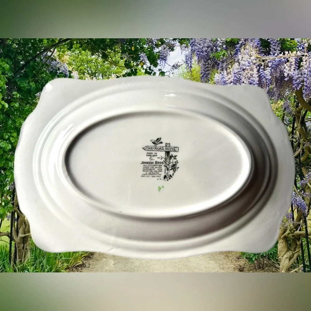 Johnson Brothers 10” Rectangular Serving Platter from “The Road Home” Collection